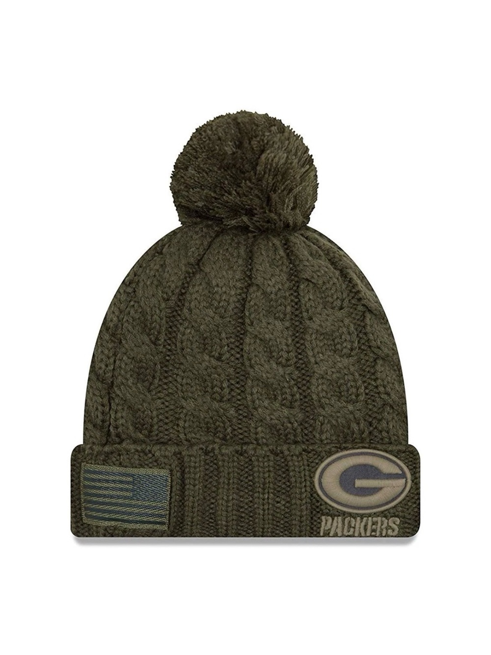 Rare•New Era•Green Bay Packers Women’s “Salute to Service” Cuffed knit Beanie.